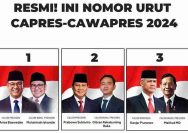 nomor urut pasangan capres cawapres