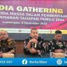 media gathering KPU Lamongan