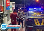 Polsek Lamongan Kota patroli SPBU