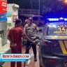Polsek Lamongan Kota patroli SPBU