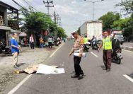 Tragis, Pesepeda Pancal Tewas Terlindas Truk Tangki di Jalan Raya Bringinbendo Taman Sidoarjo