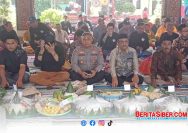 Polsek Menganti Gelar Pengamanan Sedekah Bumi di Desa Hendrosari Gresik
