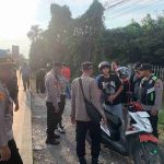 Polsek Deket Laksanakan Penyekatan di Perbatasan Lamongan Gresik Antisipasi Konvoi