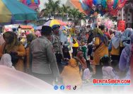 Polsek Pucuk Lamongan Amankan Festival Mewarnai dan Pertandingan Sepak Bola dalam Rangka HUT ke-80 RI