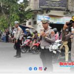 Polsek Lamongan Kota Amankan Karnaval MAN 1 Lamongan dalam Rangka HUT RI ke-80 Tahun 2025