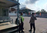 Polsek Pucuk Lamongan Intensifkan Patroli Objek Vital, Jaga Kamtibmas Tetap Kondusif