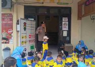 Kanit Binmas Polsek Solokuro Terima Kunjungan KB Melati Putih, Berikan Edukasi Lalu Lintas dan Bahaya Gadget