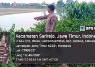 Polsek Sarirejo Lamongan Gelar Patroli Monitoring Bencana Alam di Persawahan dan Embung Gempoltukmloko