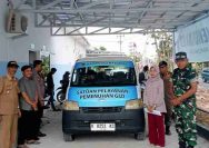 Kapolsek Solokuro Bersama Forkopimcam Luncurkan Pemberangkatan Perdana Kendaraan Makan Bergizi Gratis di Lamongan