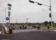 Polsek Deket Monitoring Pembukaan Kembali JLU Lamongan, Pastikan Keamanan dan Kelancaran Arus Lalu Lintas