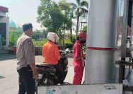 Polsek Deket Gelar Patroli di SPBU, Antisipasi Kriminalitas dan 3C di Wilayah Hukum Polres Lamongan