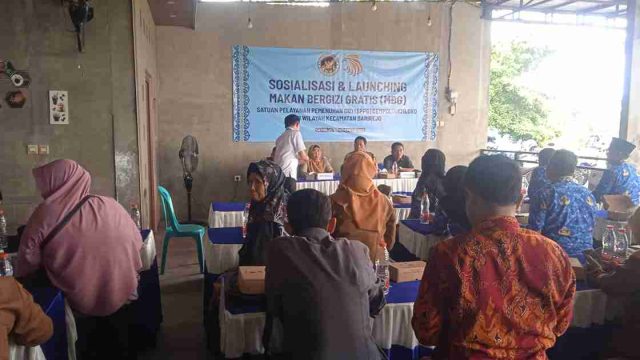 Polsek Sarirejo Hadiri Sosialisasi dan Launching Dapur MBG SPPG Gempoltukmloko