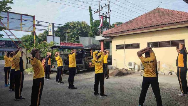 Polsek Deket Rutin Gelar Olahraga Pagi di Hari Jumat, Jaga Kebugaran Personel Demi Pelayanan Optimal kepada Masyarakat