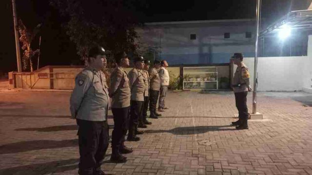 Kapolsek Sarirejo Pimpin Apel Siaga Anniversary Persela ke-59, Patroli Wilayah Ditingkatkan