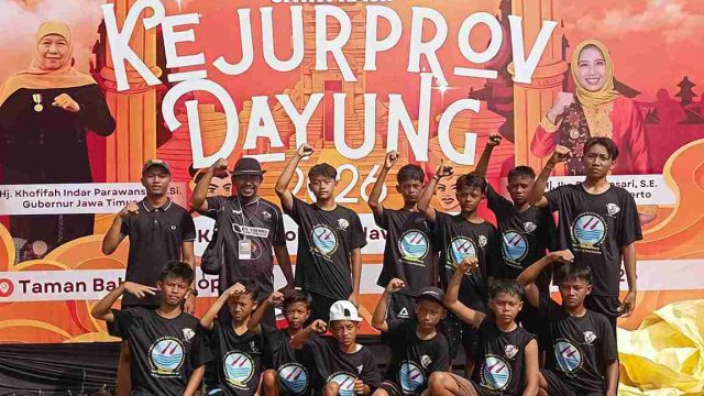 Tiga Atlet MTsN 2 Lamongan Antar PODSI Lamongan U-12 dan U-15 Raih Juara II Kejurprov Jatim