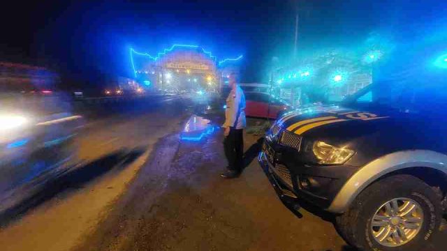 Polsek Deket Gelar Patroli Blue Light di Perbatasan Lamongan-Gresik, Antisipasi Balap Liar dan Gangguan Kamtibmas