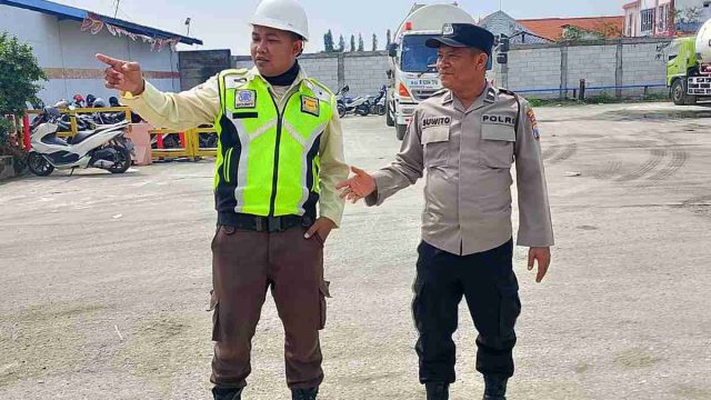 Polsek Pucuk Patroli Objek Vital di PT Blesscon, Tingkatkan Kewaspadaan Kriminalitas 