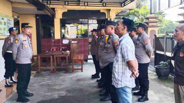 Polsek Kembangbahu Gelar Apel Siaga May Day 2026, Personel Disiagakan Antisipasi Gangguan Kamtibmas