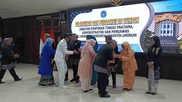 34 Pejabat Dimutasi, Bupati Lamongan Tegaskan Penempatan Jabatan Berdasar Integritas