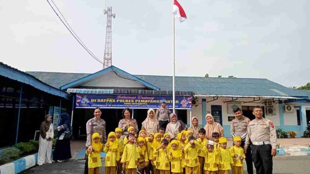 Sat Lantas Polres Pematangsiantar Tanamkan Edukasi Tertib Berlalu Lintas kepada Anak Usia Dini