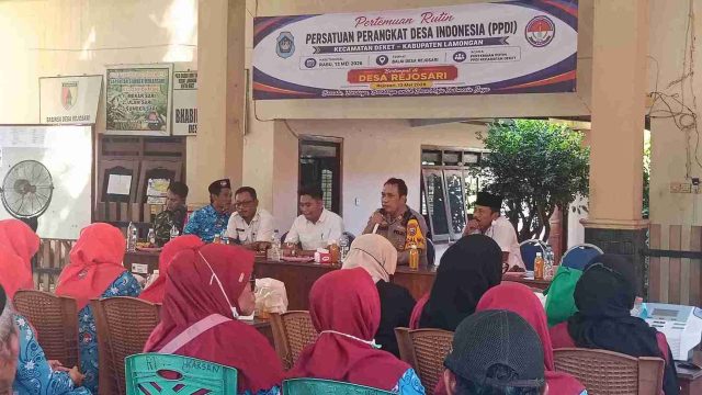 Hadir di Konferensi PPDI Kecamatan Deket, Kapolsek AKP Khusen Ajak Perangkat Desa Waspada Curanmor