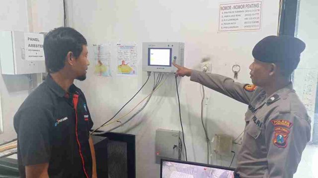 Pastikan Pasokan Aman, Polsek Lamongan Kota Lakukan Monitoring Ketat Stok BBM di SPBU Karanglangit