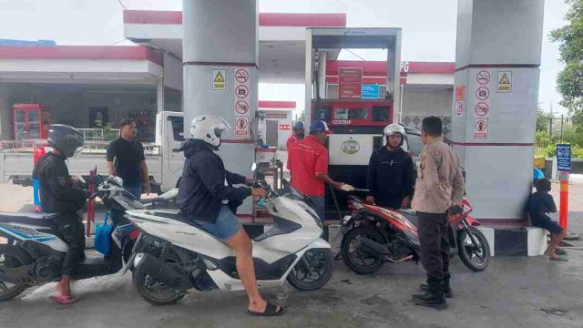 Polsek Deket Intensifkan Patroli Siang di SPBU Desa Pandanpancur, Antisipasi Kriminalitas dan 3C
