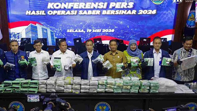 Operasi Saber Bersinar 2026: BNN Bongkar Jaringan Narkotika Nasional dan Transnasional, 31 Tersangka Diamankan