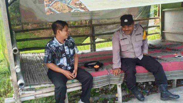 Patroli Presisi Polsek Karangbinangun Antisipasi 3C, Warga Diimbau Kunci Stir Saat Parkir di Warkop
