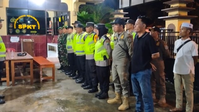 Apel Gabungan TNI-Polri dan Satpol PP, Polsek Kembangbahu Perketat Pengamanan Antisipasi Takbir Keliling Idul Adha 1447 H