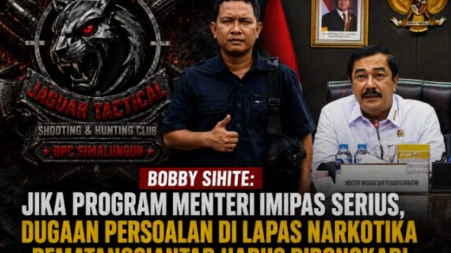 Dukung Reformasi Menteri Imipas, Organisasi Jaguar Desak Evaluasi Total Lapas Narkotika Pematangsiantar
