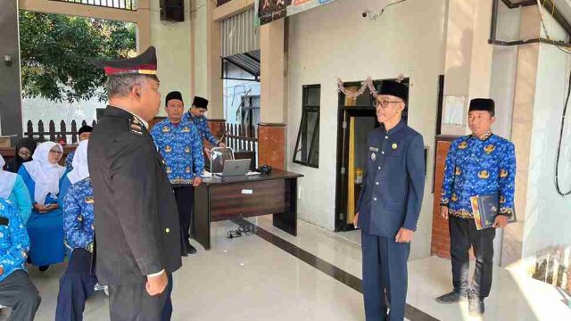 Kanit Samapta Polsek Solokuro Hadiri Upacara Hari Lahir Pancasila 2026 di Kecamatan Solokuro