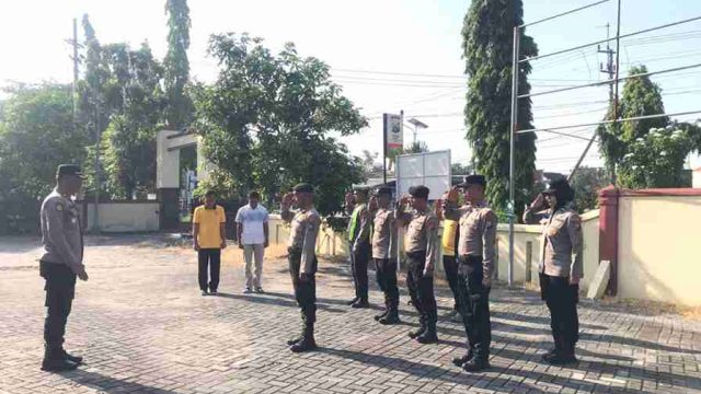 Jelang Agenda Pengesahan PSHT, Personel Polsek Lamongan Kota Diminta Tingkatkan Kesiapsiagaan