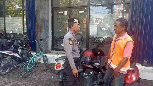 Jaga Kamtibmas, Polsek Lamongan Kota Gelar Patroli Kota Presisi di Sejumlah Objek Vital