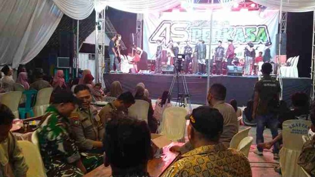 Polsek Kembangbahu Amankan Hiburan Campursari Pernikahan di Desa Puter, Acara Berlangsung Aman dan Kondusif