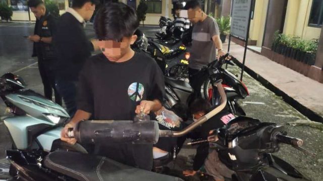 Timsus Dayok Mirah Polres Pematangsiantar Gelar Patroli Rutin, Tindak Knalpot Brong dan Antisipasi Penyakit Masyarakat