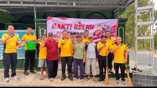 Sambut Hari Bhayangkara ke-80, Polres Madiun Gelar Bakti Religi Serentak di Sejumlah Tempat Ibadah