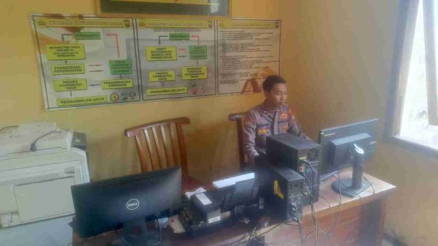 Pastikan Kesiapan Personel dan Sarana Operasional, Polsek Solokuro Laksanakan Pengecekan Alutsista dan Inventaris Mako