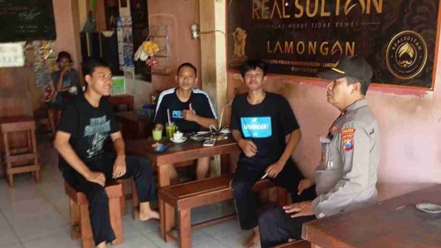 Patroli Presisi Polsek Karangbinangun Imbau Warga Waspada Curanmor, Situasi Kamtibmas Tetap Kondusif