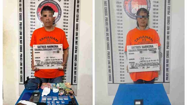 Satresnarkoba Polres Pematangsiantar Bongkar Dugaan Jaringan Sabu, Dua Tersangka Ditangkap dengan Barang Bukti 6,69 Gram