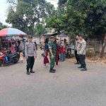Kekompakan personel Polsek Solokuro, TNI Koramil, dan Satpol PP saat bersinergi melayani masyarakat di wilayah Kecamatan Solokuro