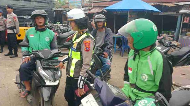 Rangkul Komunitas Ojol, Sat Lantas Polres Pematangsiantar Ajak Pengendara Jadi Pelopor Keselamatan Jalan
