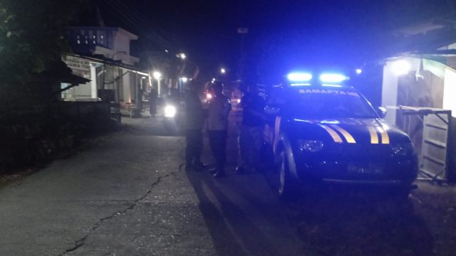 Pastikan Kamtibmas Kondusif, Polsek Karangbinangun Intensifkan Patroli Blue Light di Jalur Perbatasan