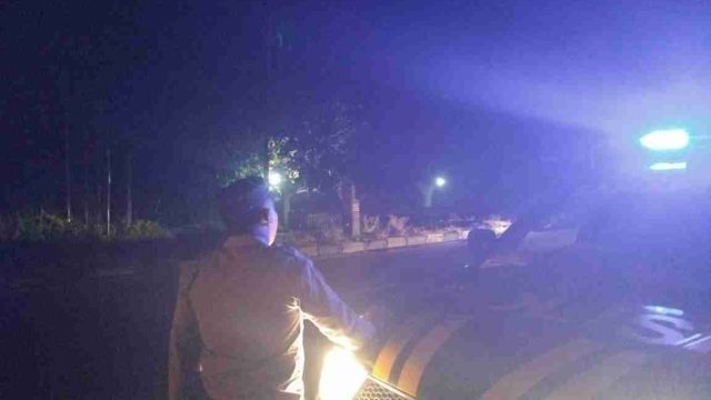 Ciptakan Kamtibmas Kondusif, Polsek Pucuk Intensifkan Patroli Blue Light di Titik Rawan