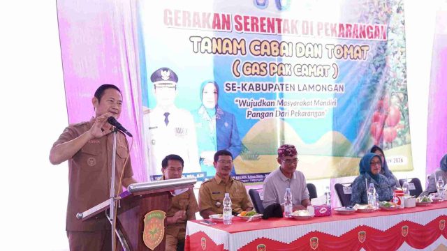 Atasi Gejolak Harga Pangan, Pemkab Lamongan Luncurkan Gerakan Serentak GAS PAK CAMAT
