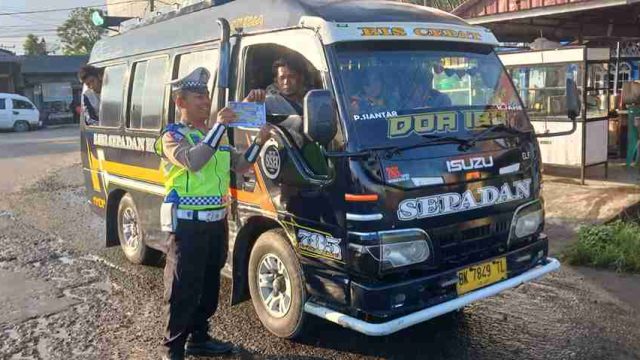 Tingkatkan Kesadaran Hukum, Sat Lantas Polres Pematangsiantar Gelar Binluh dan Dikmas Lantas