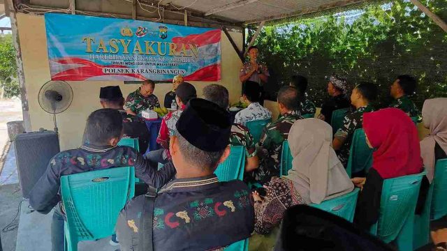 Wujud Syukur dan Pengabdian, Polsek Karangbinangun Gelar Tasyakuran HUT Bhayangkara ke-80