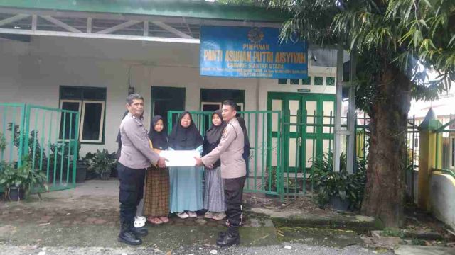Peringatan HUT Bhayangkara ke-80, Polres Pematangsiantar Tebar Kebahagiaan di Panti Asuhan Putri Aisyiyah