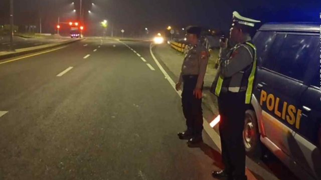 Respons Cepat Laporan 110, Polsek Lamongan Kota Sisir Lokasi yang Diduga Jadi Ajang Balap Liar