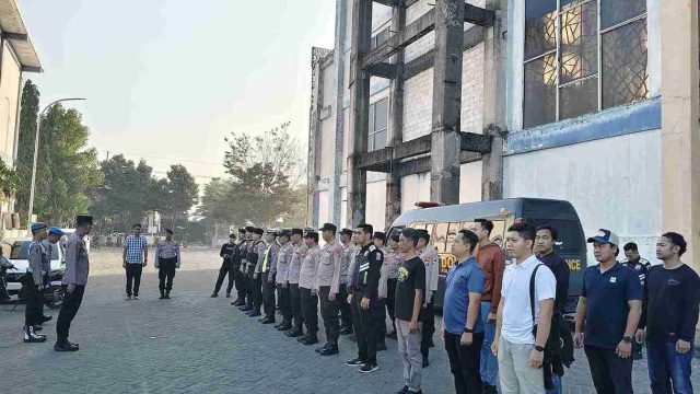 Jamin Keamanan Lamongan Fight Night 2026, Polres Lamongan Terjunkan Personel Gabungan di GOR Sport Center